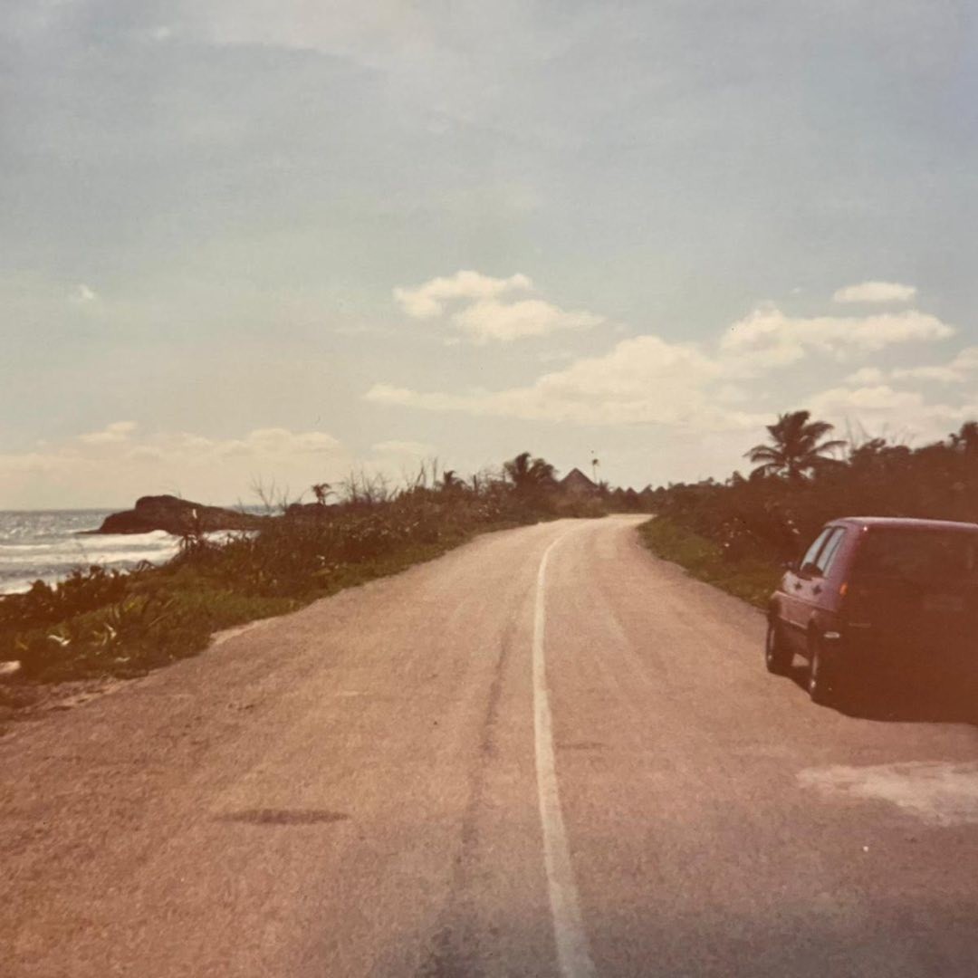 Tulum road in the 90s